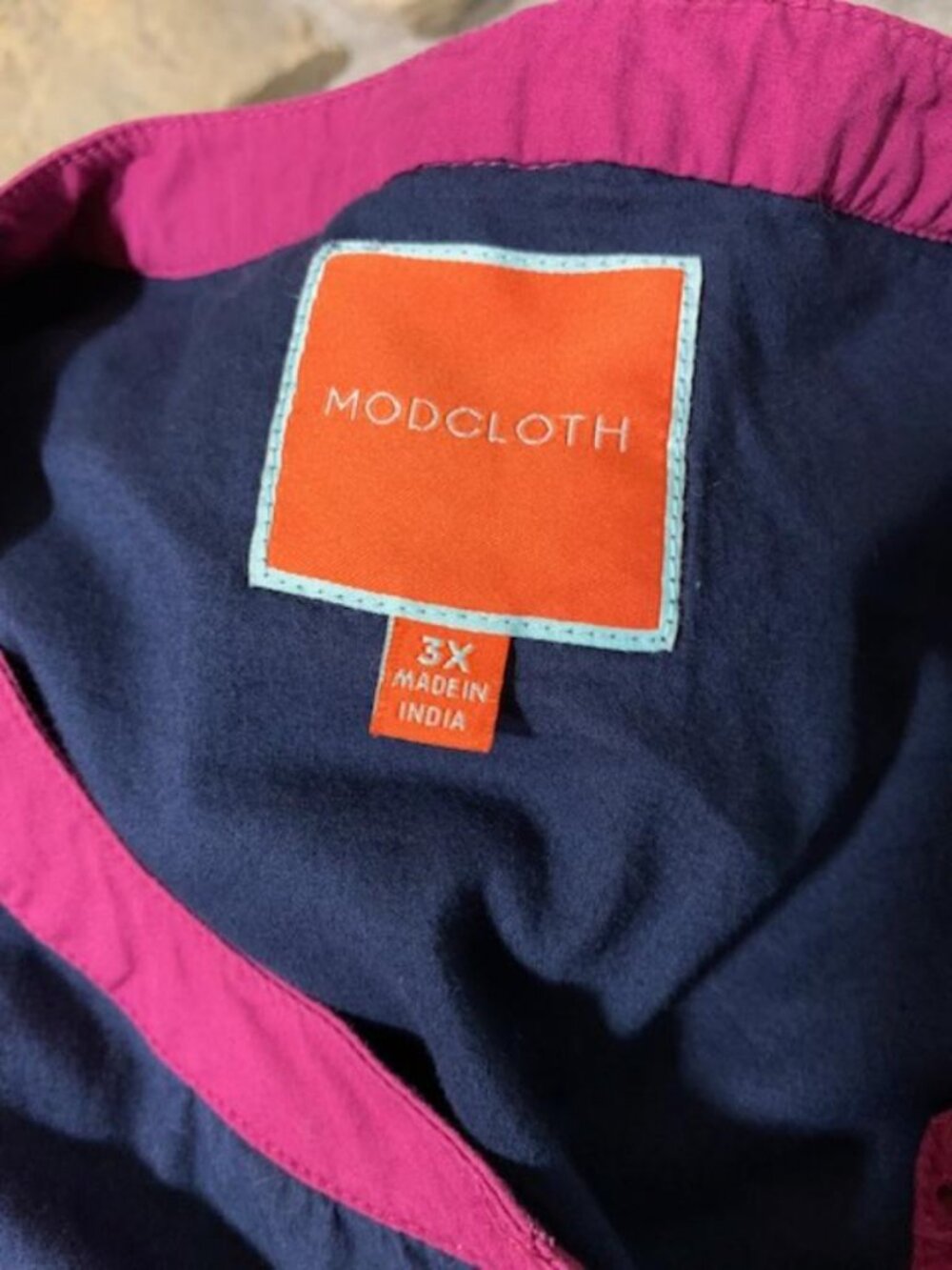 Modcloth Sleeveless 3X with Beautiful Embroidery and Print - Picture 6 of 10